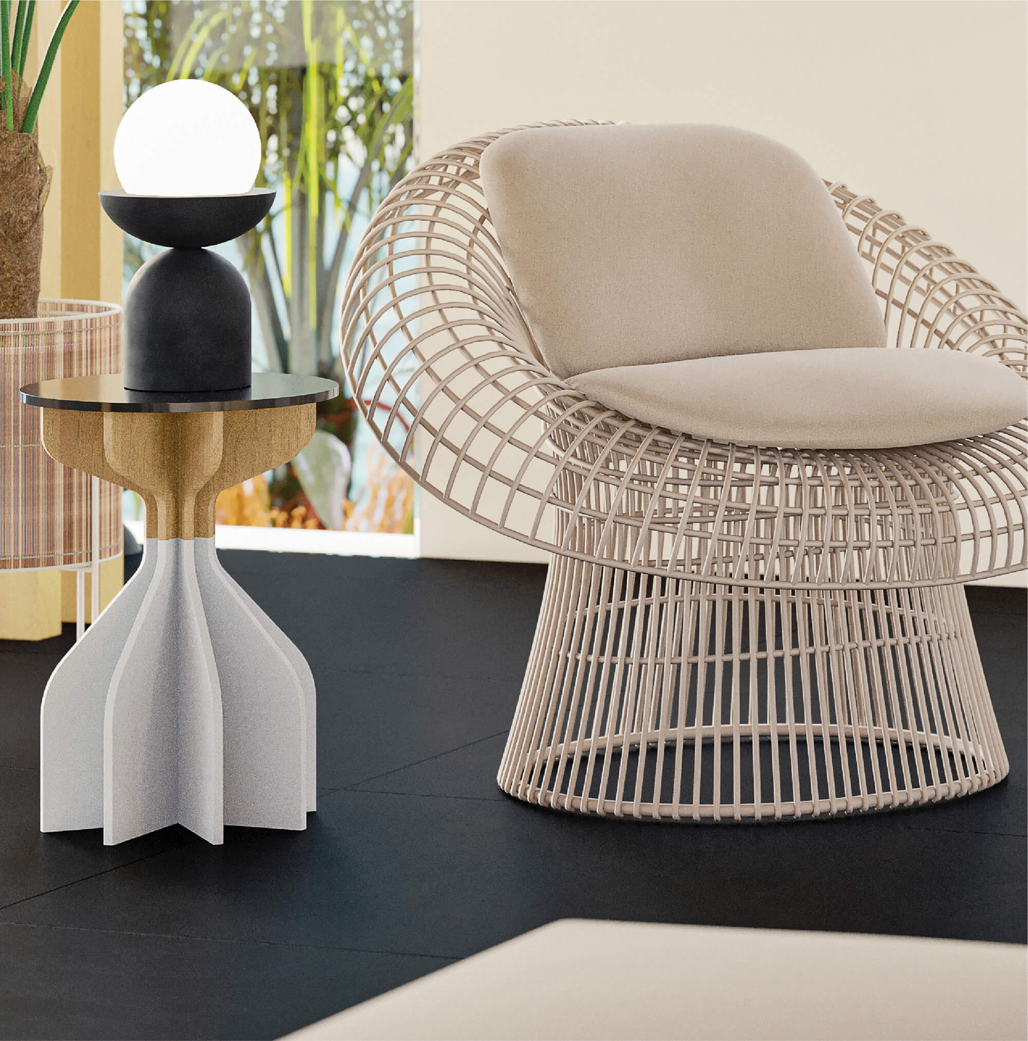 LENARD LOUNGE CHAIR - Design Commune Feature