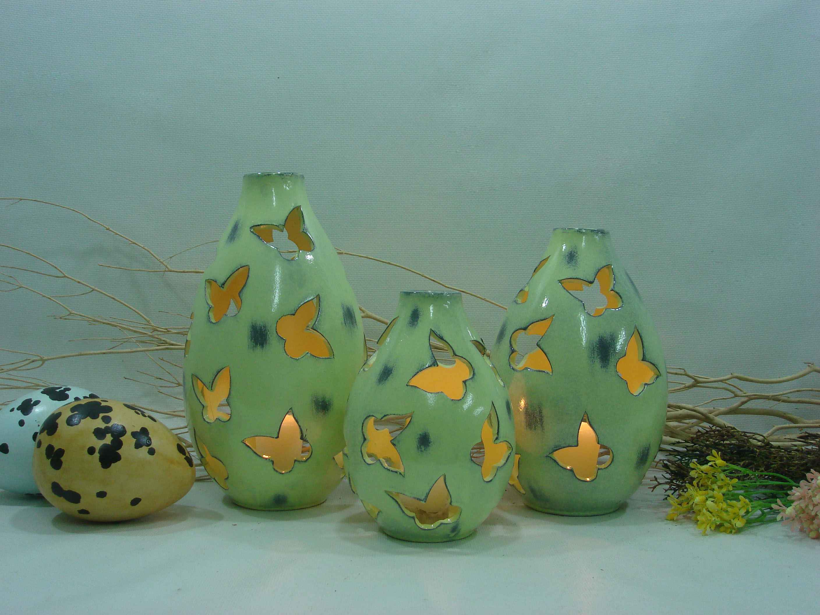 TEA LIGHT VASES by CHANALLI